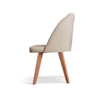 Cadeira Para Mesa De Jantar Lua linho Bege 103 - 5