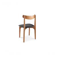 Cadeira Mesa De Jantar Aurora Mel linho Preto 102 - 3