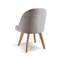 Cadeira Para Mesa De Jantar Lua linho Cinza 101 - 3