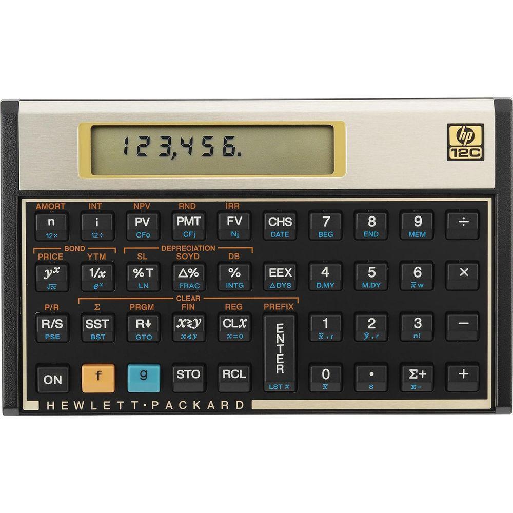 Calculadora Financeira Hp 12c Engenharia Contas 130 Funções Gold - 2