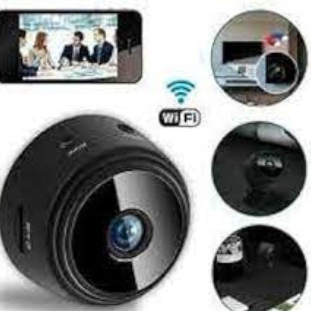 Mini Câmera Segurança Espiã Monitoramento Wifi Full Hd Visão Noturna Com Gravador De Voz - 7