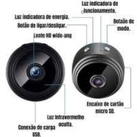 Mini Câmera Segurança Espiã Monitoramento Wifi Full Hd Visão Noturna Com Gravador De Voz - 5