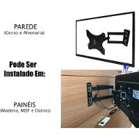 Suporte Tv Led Lcd Tri-articulado 32 39 40 42 43 48 50 55 - 5