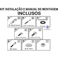 Suporte Tv Led Lcd Tri-articulado 32 39 40 42 43 48 50 55 - 6