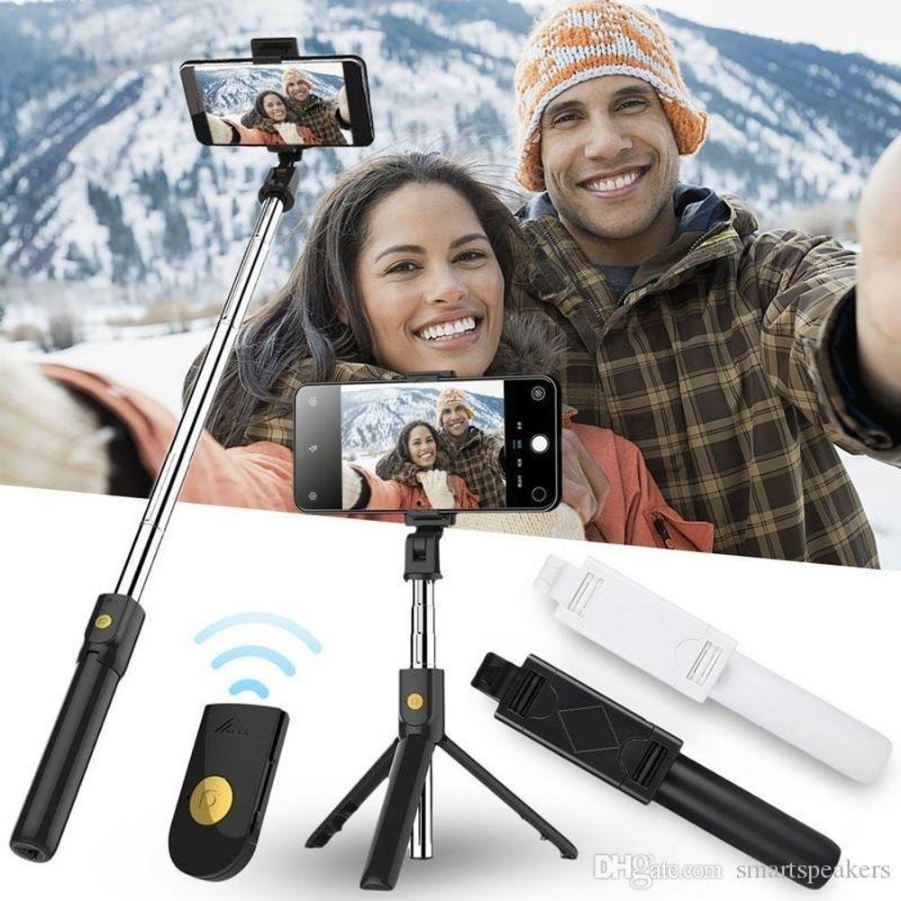 Bastão Tripé Bluetooth Mini 360º Pau De Selfie 3 em 1 Celular - 7