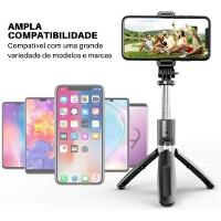 Bastão Tripé Bluetooth Mini 360º Pau De Selfie 3 em 1 Celular - 5