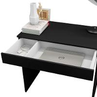 Mesa Para Computador Escrivaninha Alexia Preto Ajl