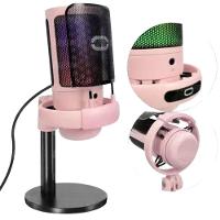 Microfone Gamer Rgb Usb Para Pc Mt1060r (rosa) - 3