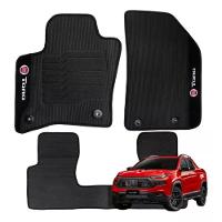 Tapete De Borracha Fiat Toro 2016 Em Diante 3 Peças - 1