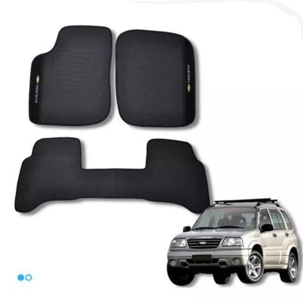 Kit Tapete Emborrachado Tracker 2007 Até 2013 3 Peças - 1