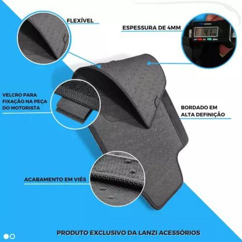 Kit Tapete Emborrachado Tracker 2007 Até 2013 3 Peças - 3