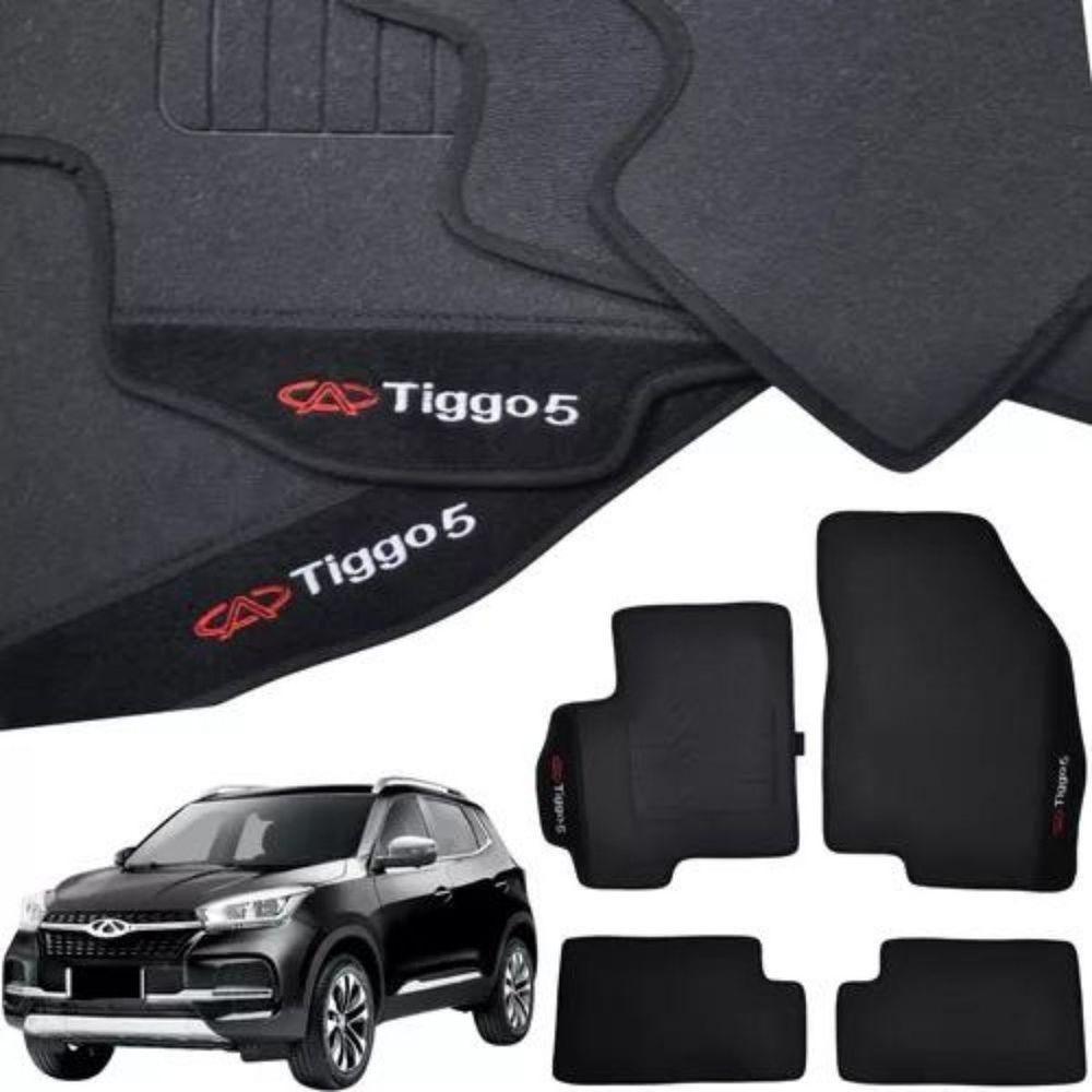Kit Tapete Emborrachado Cherry Tiggo5 2019 Em Diante 4 Peças - 1