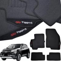Kit Tapete Emborrachado Cherry Tiggo5 2019 Em Diante 4 Peças - 1