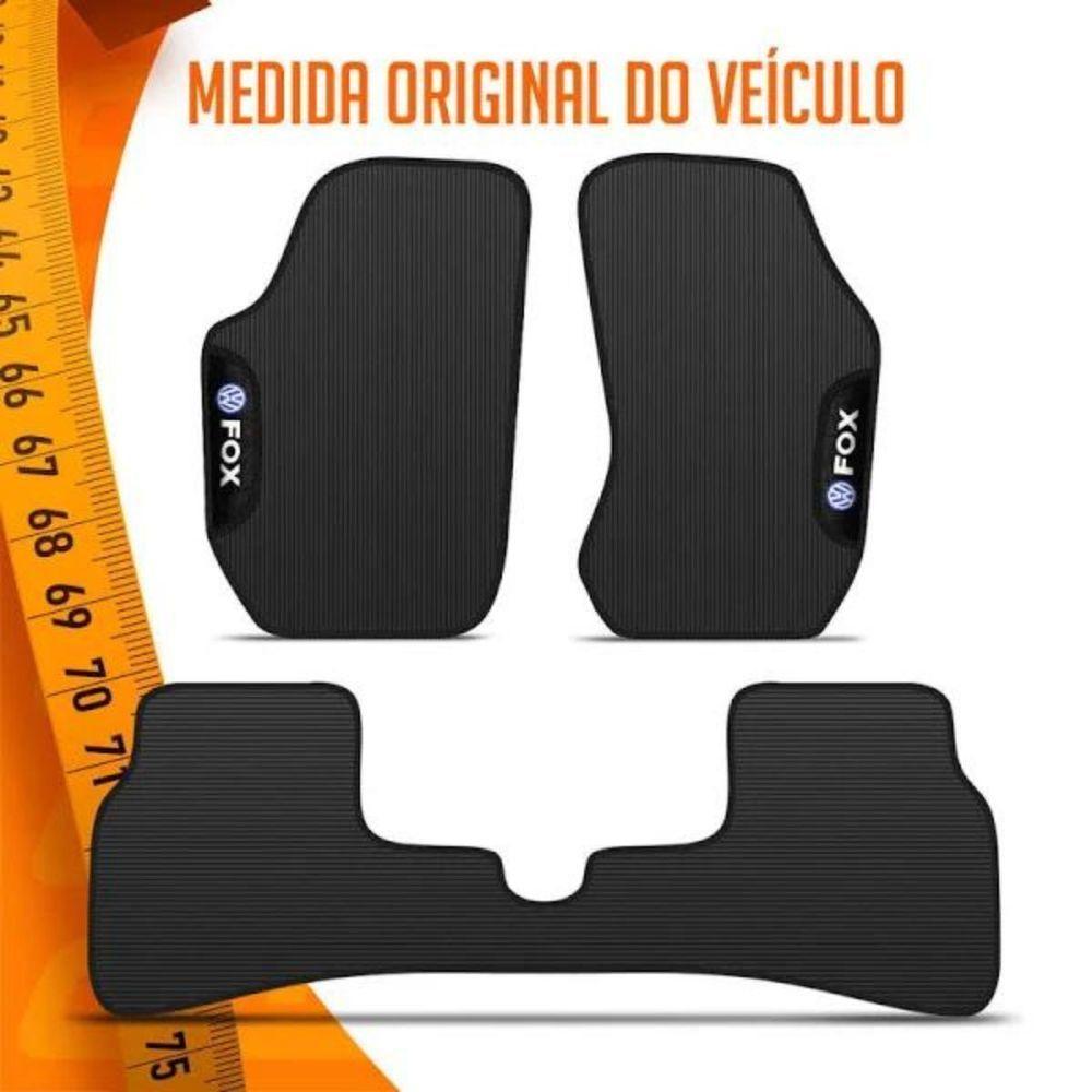 Tapete Emborrachado Fox 2003 Até 2013 3 Peças - 3