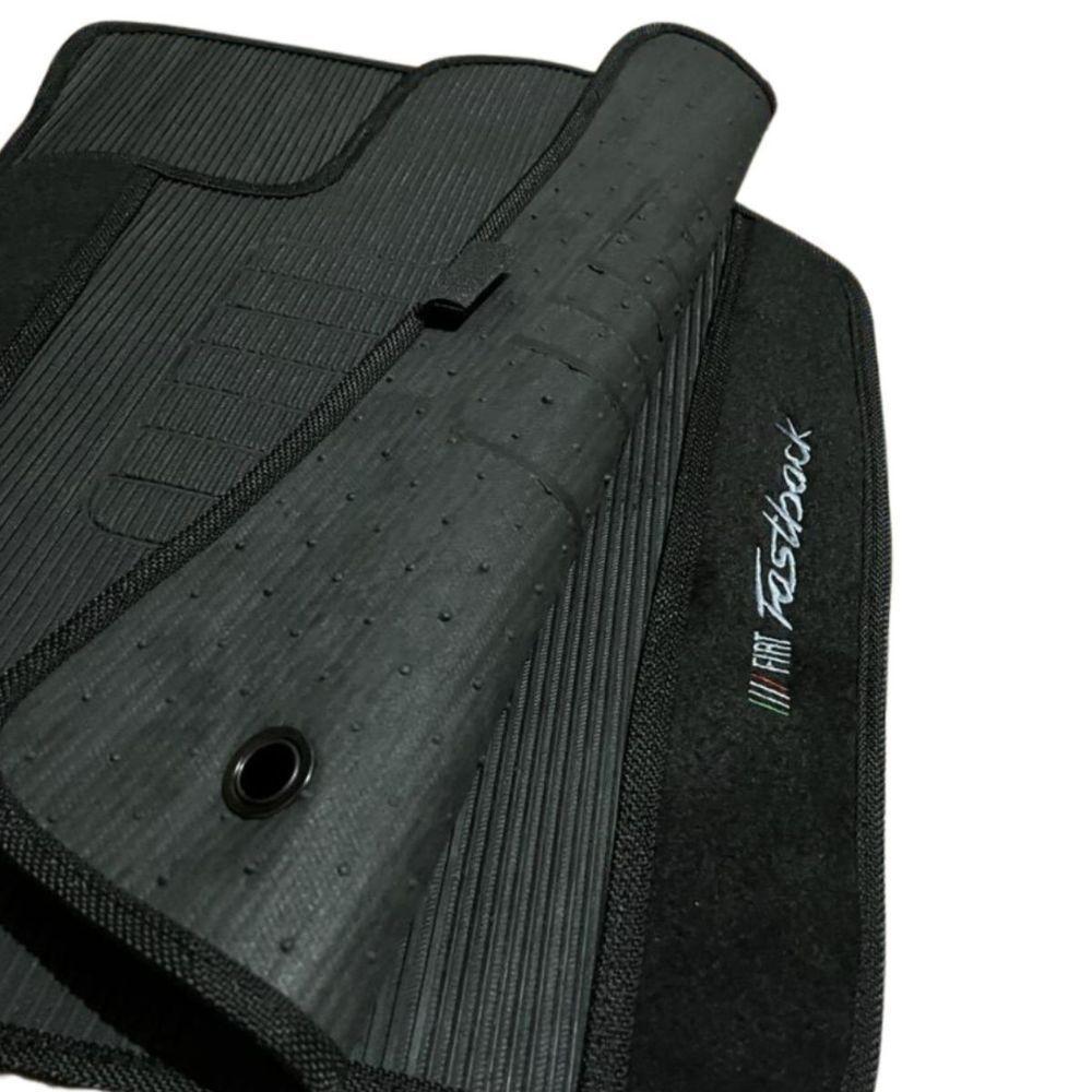 Kit Tapete Emborrachado Fiat Fastback 2023 Em Diante 3 Peças - 2