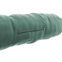 Kit 02 Almofadas Para Cabeceira Encosto Apoio Lombar Spot 140cm Com Porta Celular Veludo - Desk Design Cor Verde Claro - 6