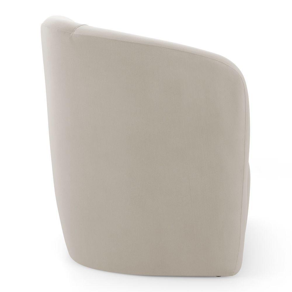 Kit 02 Poltronas Decorativas Abby Veludo Bege - Desk Design - 4