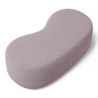 Kit 02 Puffs Decorativos Living Aisha Orgânico 02 Lugares Bouclê Rosê - Desk Design