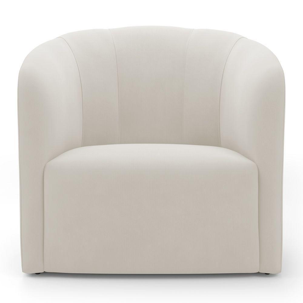 Kit 02 Poltronas Decorativas Abby Veludo Bege Claro - Desk Design - 2