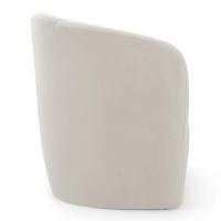Kit 02 Poltronas Decorativas Abby Veludo Bege Claro - Desk Design