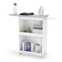 Tábua De Passar Roupa Luna Com Suporte Para Ferro Branco - Desk Design - 1