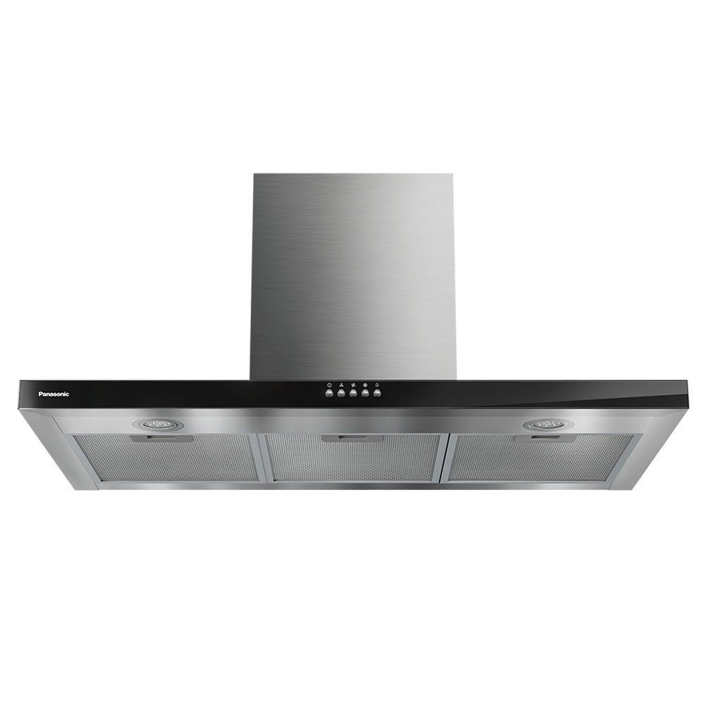 Coifa de Parede Panasonic com Modo Depurador 90cm Black Glass - FV-9HSDB2 220V - 1