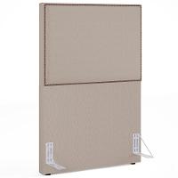 Cabeceira Cama Box Solteiro Com Tachas 100 Cm Linho Cru - 1