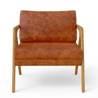 Kit 03 Poltronas Pietra Estrutura L02 Couríssimo Camel