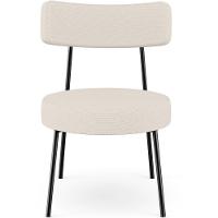 Kit 02 Poltronas Decorativas Para Sala De Estar Base Fixa Londres L02 Linho Bege - Lyam - 3