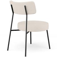 Kit 02 Poltronas Decorativas Para Sala De Estar Base Fixa Londres L02 Linho Bege - Lyam - 5