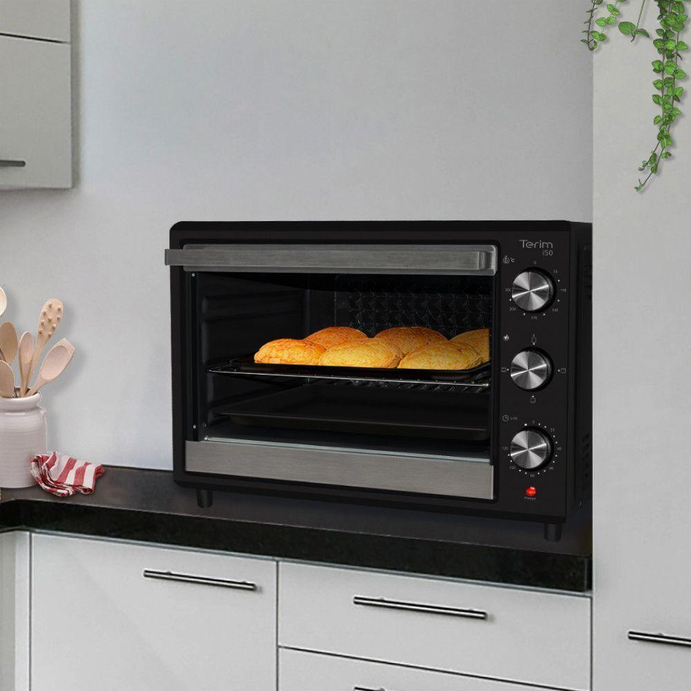 Forno Elétrico De Bancada 50 Litros Terim Black L50 Preto 220V - 4