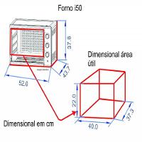 Forno Elétrico De Bancada 50 Litros Terim Black L50 Preto 220V - 5