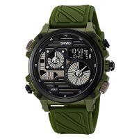 Relógio Digital , Cronômetro De Luz Led, à Prova D'água, Com Alarme, Verde - 1