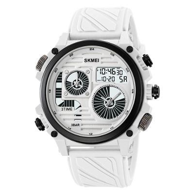 Relógio Digital , Cronômetro De Luz Led, à Prova D'água, Com Alarme, Branco