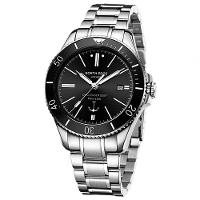 Relógio De Pulso Mecânico Masculino Anchor Automatico Impermeavel 100m à Prova Dagua Preto - 1