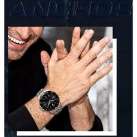 Relógio De Pulso Mecânico Masculino Anchor Automatico Impermeavel 100m à Prova Dagua Preto - 2