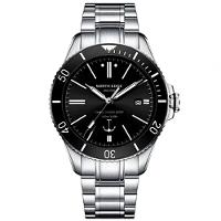 Relógio De Pulso Mecânico Masculino Anchor Automatico Impermeavel 100m à Prova Dagua Preto - 4