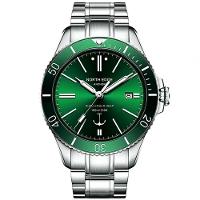 Relógio De Pulso Mecânico Masculino Anchor Automatico Impermeavel 100m à Prova Dagua Verde - 4