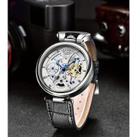 Relógio De Quartzo Lige Design Classico Calendário à Prova D'água Prata - 2