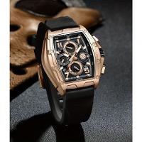 Relógio Lige Wine Cask Masculino Multifuncional à Prova D'água Dourado - 3