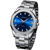 Relógio Masculino De Aço Inoxidável Movimento De Quartzo Impermeavel 3 Atm Azul - 3