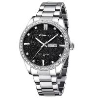 Relógio Masculino Analógico Impermeável Em Aço Inoxidável Data Automática Prata - 1