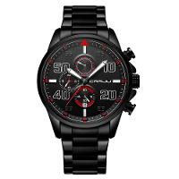 Relógio De Pulso Masculino Quartzo Design Dial Grande Esportivo Impermeavel 3atm Vermelho - 1
