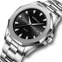 Relógio Masculino De Aço Inoxidável Movimento De Quartzo Impermeavel 3 Atm Prata - 4