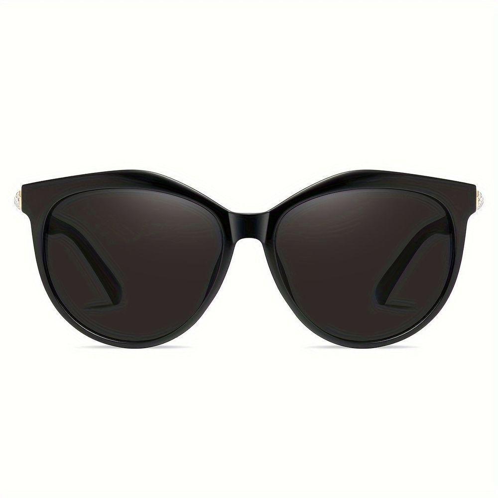 Óculos Polarizados Estilo Olho De Gato ,lentes Gradientes Preto - 3