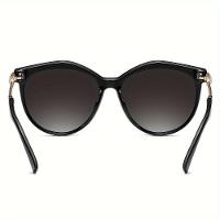 Óculos Polarizados Estilo Olho De Gato ,lentes Gradientes Preto - 2