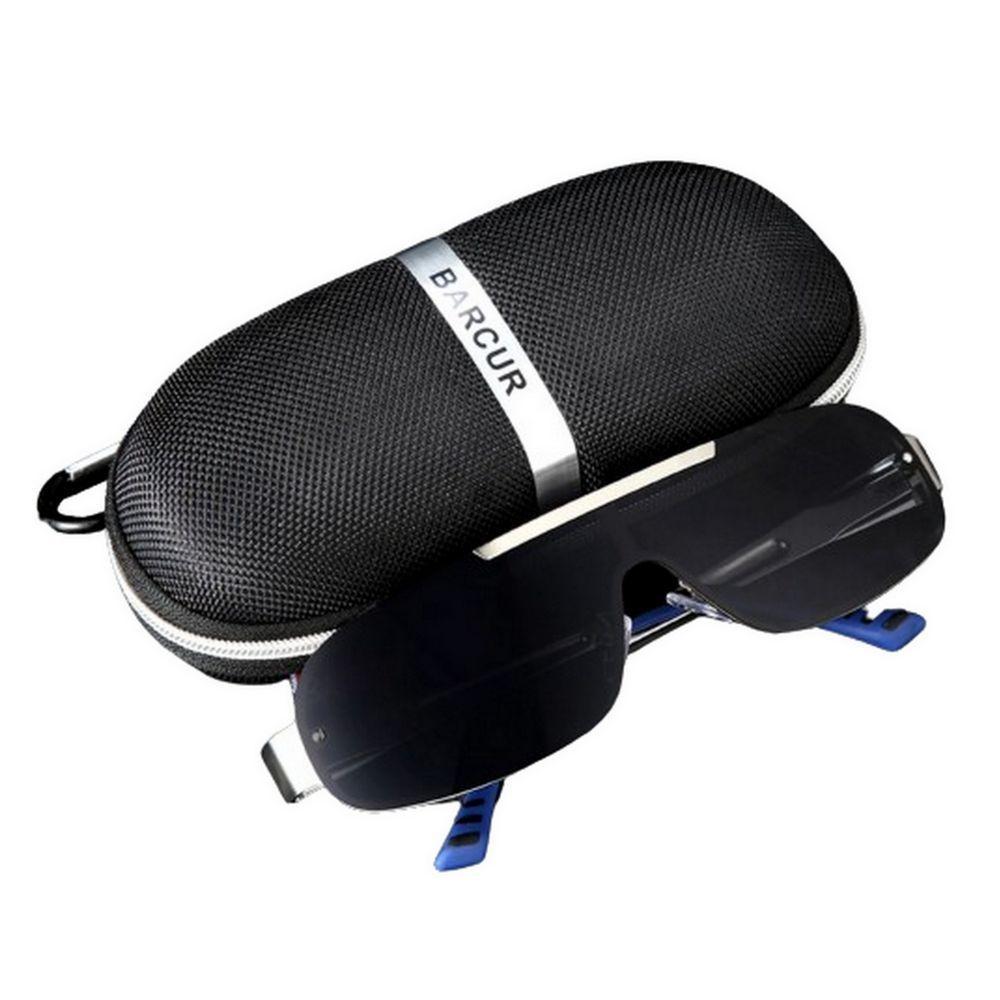 Óculos De Sol Piloto Barcur Ultra Leve Alumínio Masculino Lente Polarizada Uv400 Prata - 3