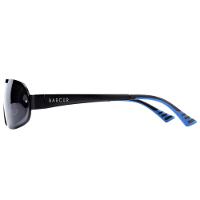 Óculos De Sol Piloto Barcur Ultra Leve Alumínio Masculino Lente Polarizada Uv400 Preto Azul