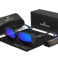 Óculos De Esporte Polarizados Kingseven , Lente Completa Azul - 1