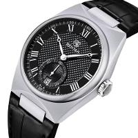 Relógio De Quartzo Retrô Masculino Pulseira Design Animal Print Impermeável 3atm Prata - 4